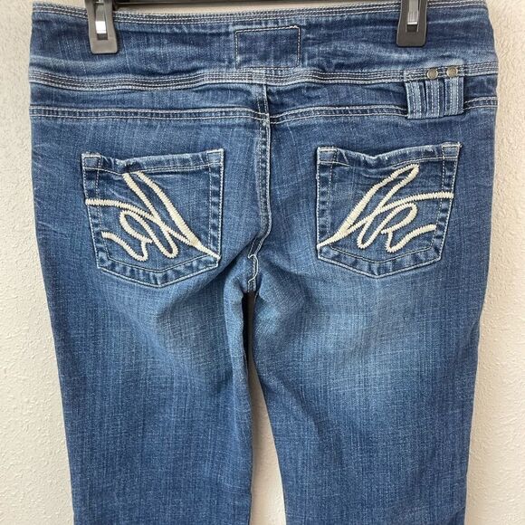 American Rag Flared Denim Jeans Size 9 EUC - Picture 5 of 7
